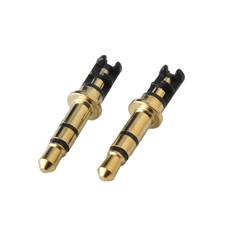 3 Pole 3.5mm Stereo Headphone Connector 1/8 Male Audio Jacks