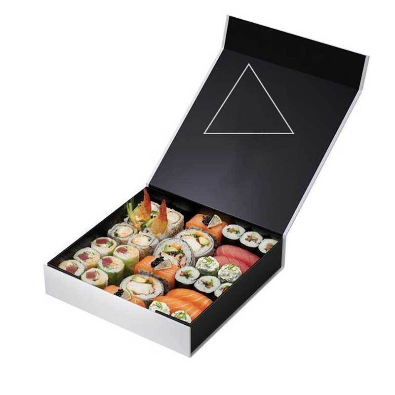 Custom accept luxurious food container disposable restaurant lunch sushi bento boxes