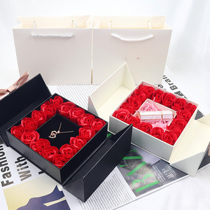 Luxury custom necklace earrings bracelet magnetic gift packaging case boxes for jewelry packing