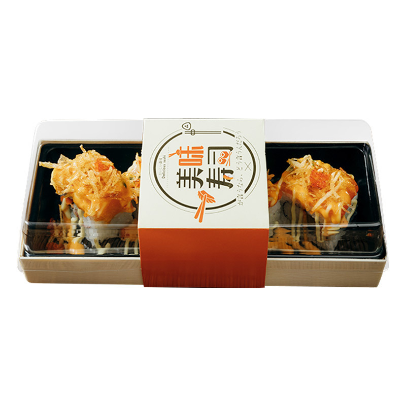 Custom accept luxurious food container disposable restaurant lunch sushi bento boxes