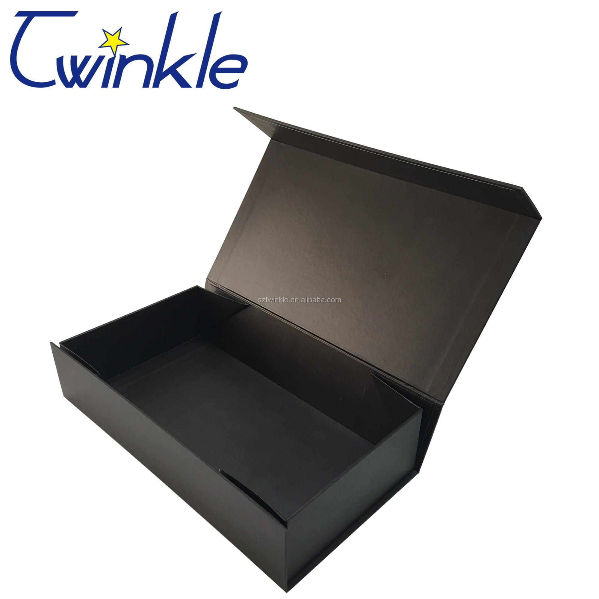 Customized magnetic paper folding foldable cardboard storage box Color Gift Box