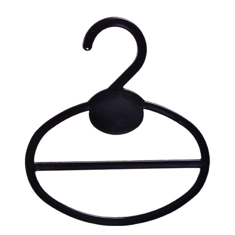 15.5cm Circle Shape Clothes Hanger Multifunction Scarf Belt Hangers Tie Scarf Ring Hanger  Non Slip Organizer Hook Rack