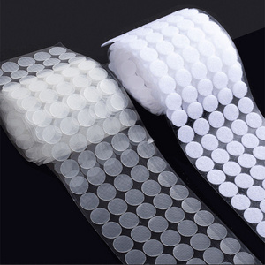 10mm 20mm 25mm 30mm 40mm white black clear Waterproof Sticky Glue  Self Adhesive Dots Coins hook & loops velcroes Tapes