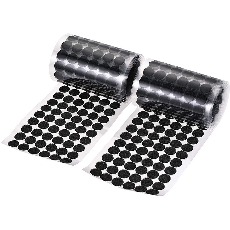 10mm 20mm 25mm 30mm 40mm white black clear Waterproof Sticky Glue  Self Adhesive Dots Coins hook & loops velcroes Tapes