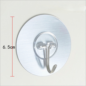 65mm Heavy Duty Waterproof Sticky Self Adhesive Hooks for Keys Bathroom Shower Outdoor Kitchen Door Home