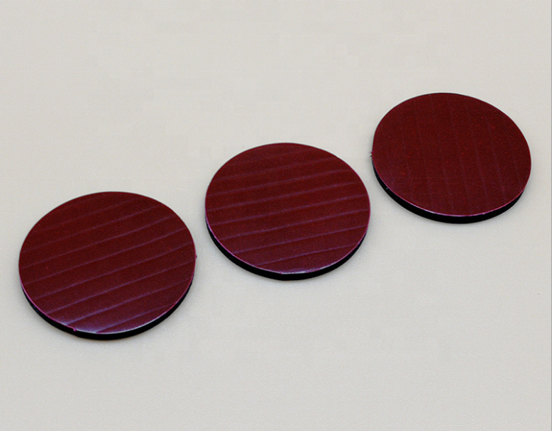 Baize CIRCLES adhesive sticky feltac felt flock backing circles pads for coaster