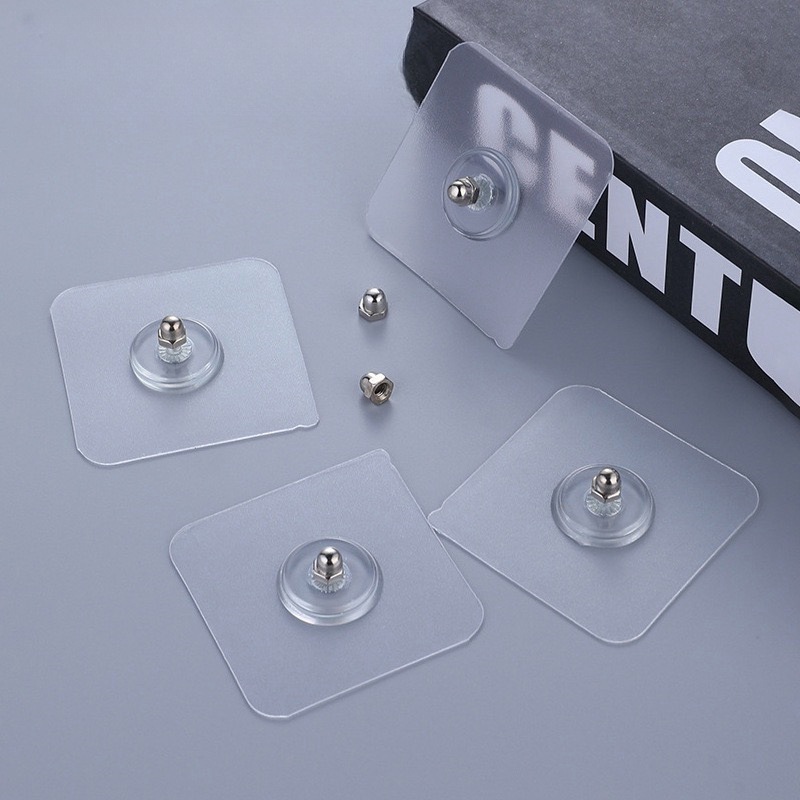 6MM/8MM/12MM/14MM/16MM Heavy Duty screw Adhesive  Wall Hooks for Hanging Screw Free Sticker