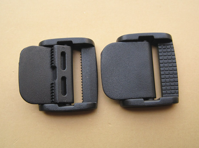 Adjustable Webbing Black Cam Lock Buckle Plastic Button 20mm Belt Buckle Plastic Cam Buckle