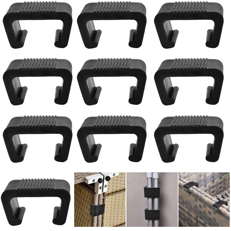 New hot Outdoor Furniture Clips Patio Sofa Clips Rattan Furniture Clamps Wicker Chair Fasteners