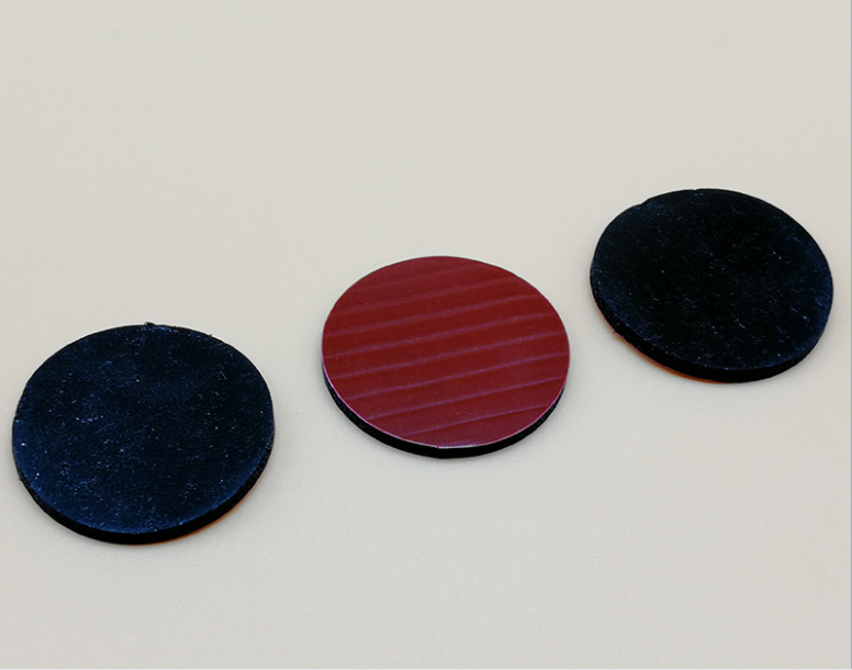 Baize CIRCLES adhesive sticky feltac felt flock backing circles pads for coaster