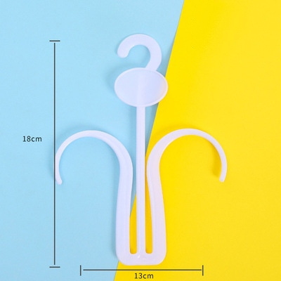 18*13cm Drying Organizer Connectable Double Slipper Shoes Hanging Hook Plastic Holders Saving Rack