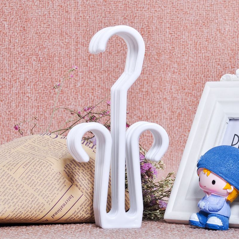 20.5cm Plastic Slippers Display Hanger Flip Flops Slippers Drying  Shoe Rack Shoe Organizer with Double Hooks for Shoe store