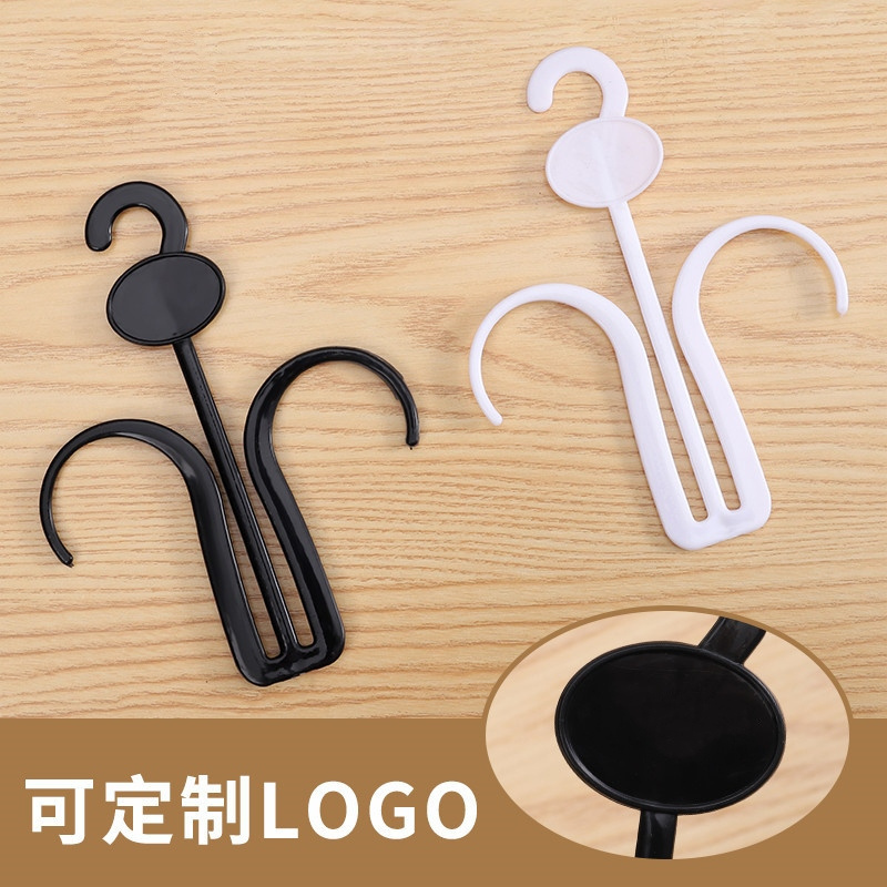 18*13cm Drying Organizer Connectable Double Slipper Shoes Hanging Hook Plastic Holders Saving Rack