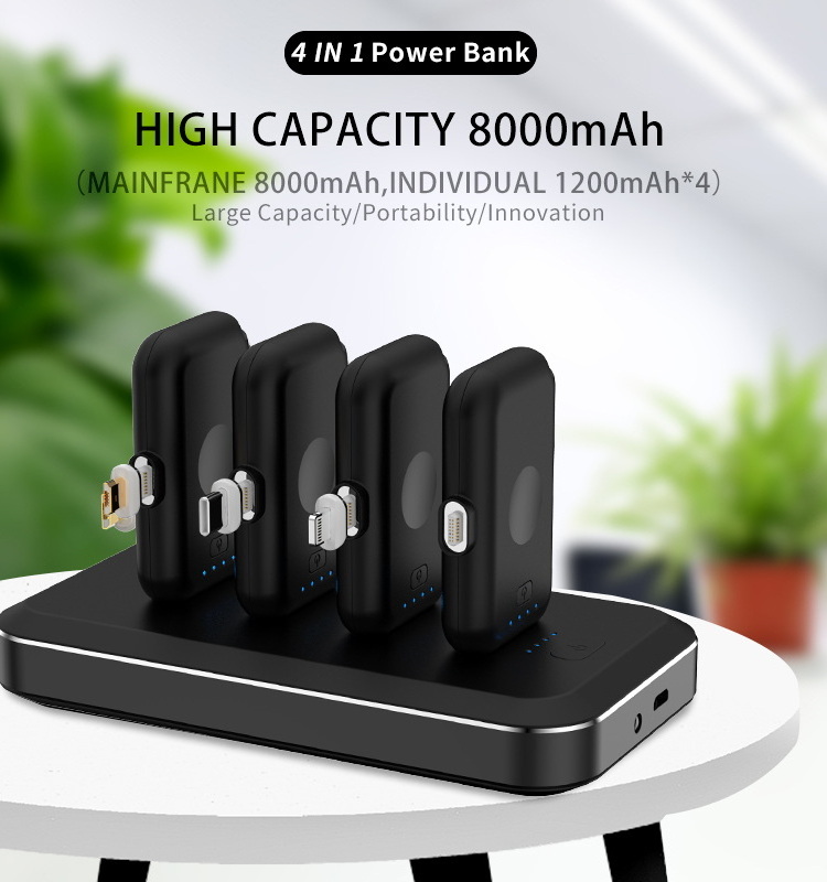 Tongyinhai mobile phone charges new arrival Emergency One Time Use Charger 1000Mah Disposable Power Bank 1200Mah