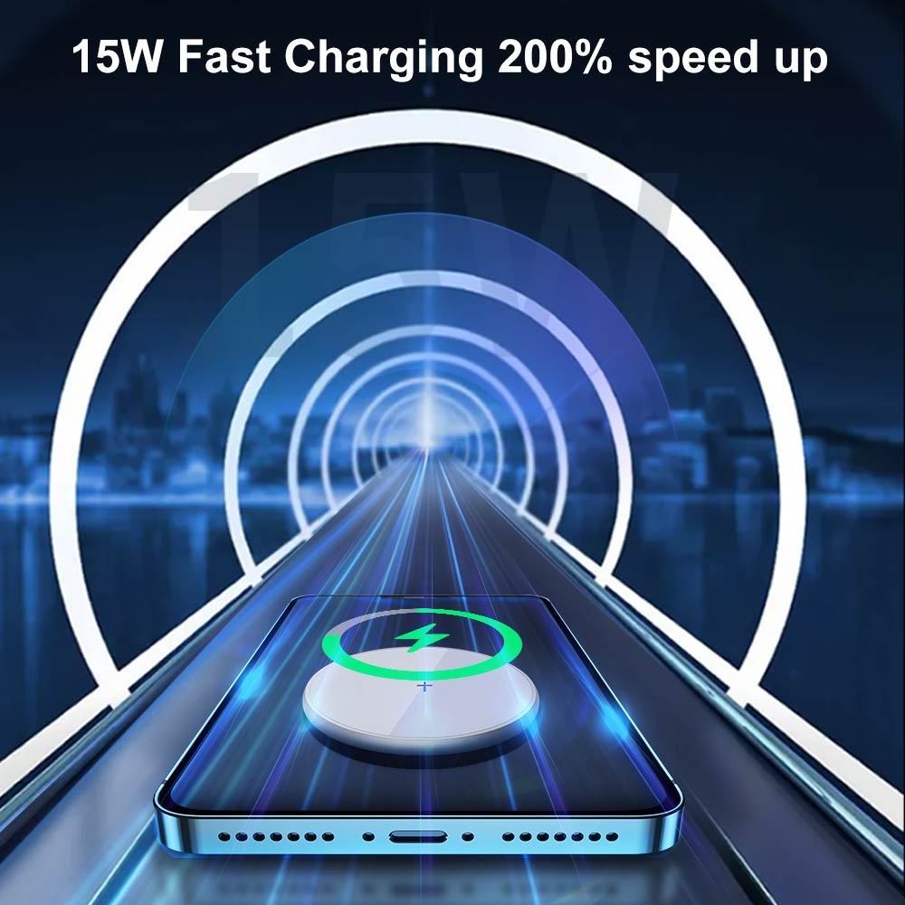 Tongyinhai mobile cell phone chargers parts accessory Factory Supply rohs portable 15W wireless charger for iphone 12