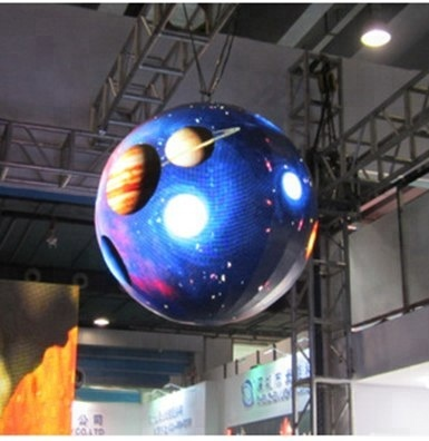 Color Video P6 Indoor Creative Spherical Flexible Ball Led 360 Degree Sphere Advertising Display