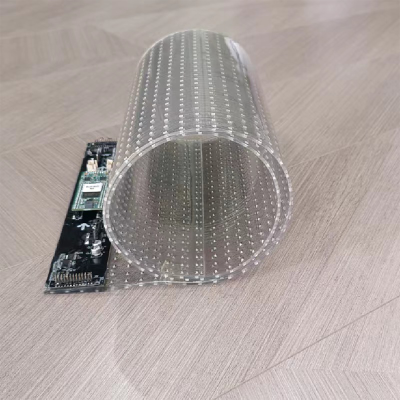 Indoor transparent led film for glass flexible led transparent film screen transparent led display transparent LED screen