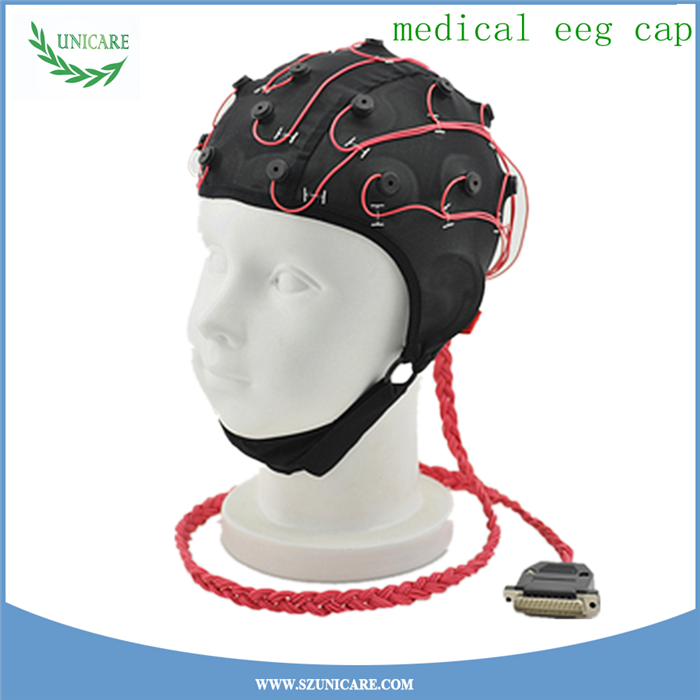 EEG caps with many kind of leads