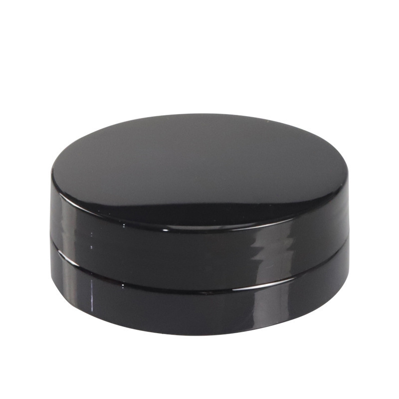 Jar Container White PET Plastic 50ml 100ml 150ml Black Cosmetic Packaging Cosmetic Packing Plastic Jars with Lids 500pcs