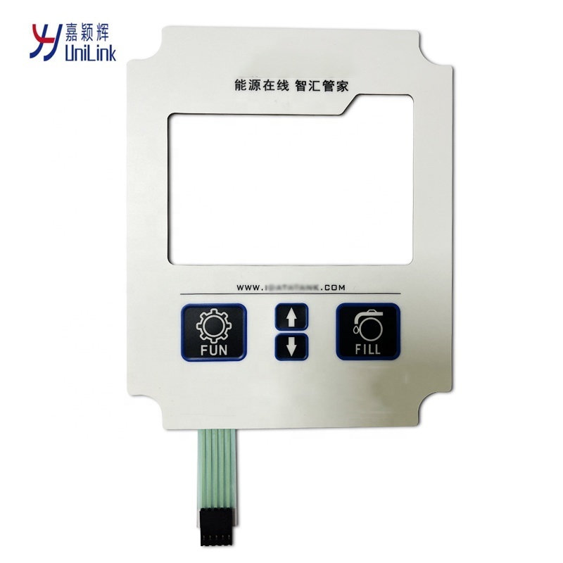 Custom Made Waterproof Membrane Switch with Leds High Quality Pet Membrane Switch Touch Panel for Home Appliance Customized