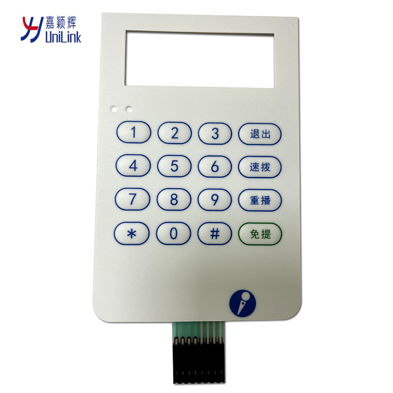 Custom Made Waterproof Membrane Switch with Leds High Quality Pet Membrane Switch Touch Panel for Home Appliance Customized