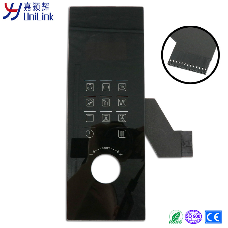 Touch Sensor Membrane Switch Capacitive Touch Custom Panel For Microwave Oven