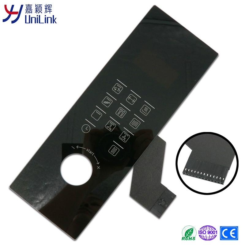 Touch Sensor Membrane Switch Capacitive Touch Custom Panel For Microwave Oven