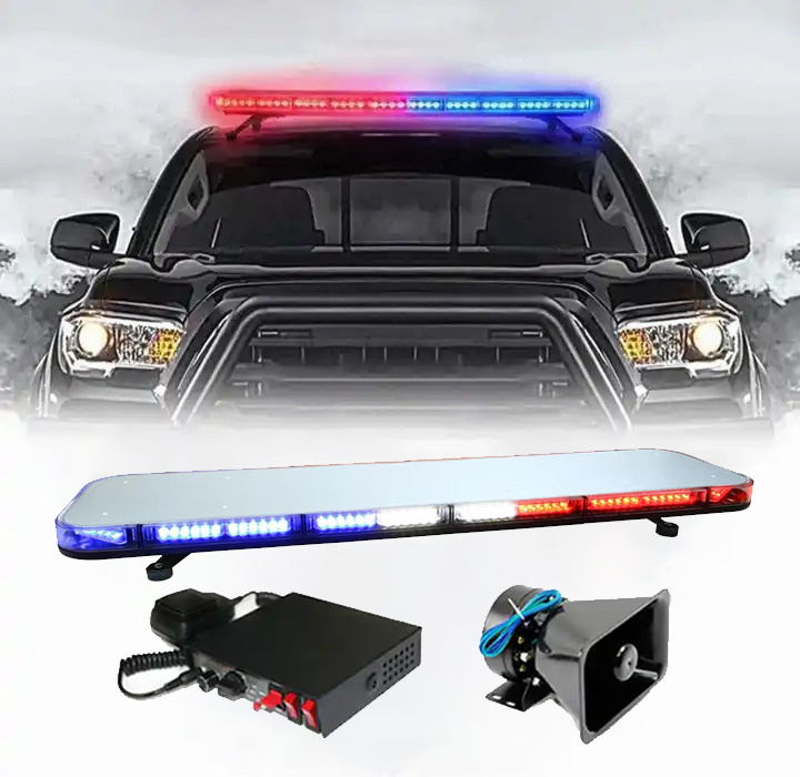 Car emergency strobe warning light ambulance light bar emergency light bar