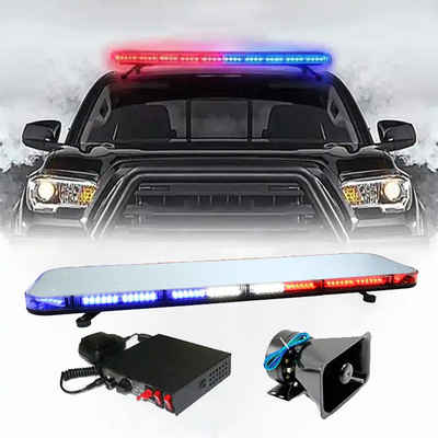 Car emergency strobe warning light ambulance light bar emergency light bar