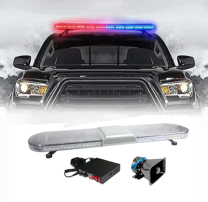 2023 emergency lights for vehicles rotator light bar emergency strobe flash amber light bar