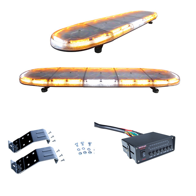 2024 Super light multi color single color amber red blue white strobe warning light bar