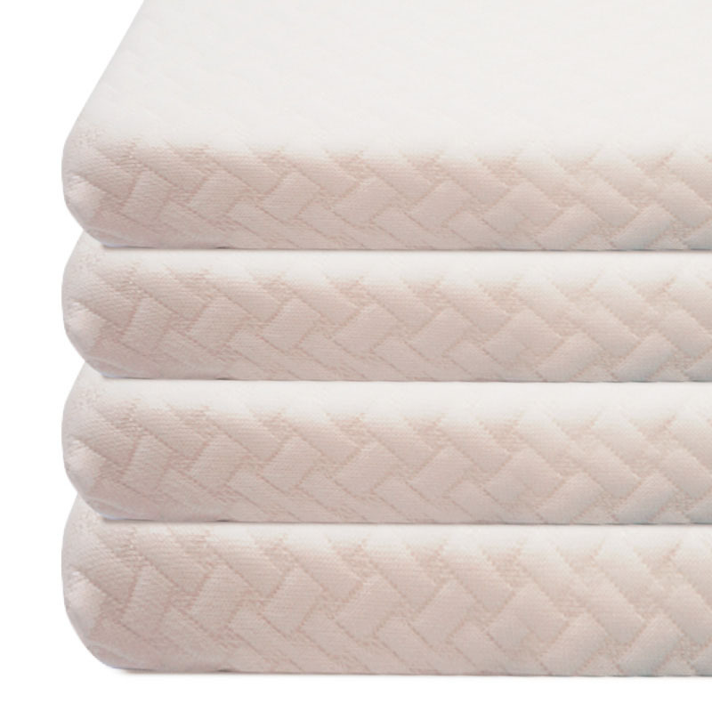 Orthopedic hotel bamboo cool waterproof egg crate sleep well pads mattress topper memory foam