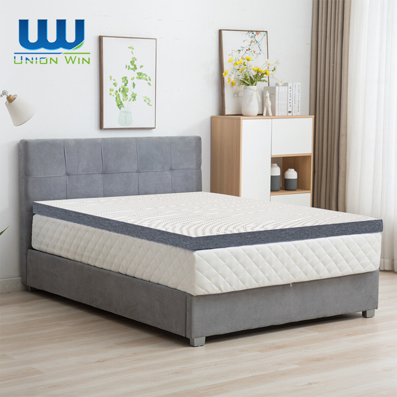 Ultra luxury cool tranquil rejuvenating high density foam 4 inch quilted double layer memory foam mattress