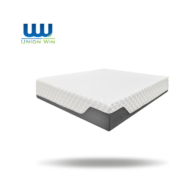 Luxury large size organic cotton high density sleeping gel memory foam mattress