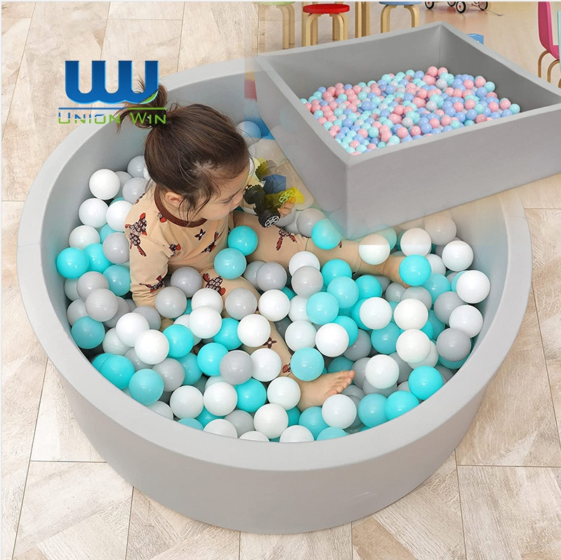 Kids White Square Commercial Play Foldable Ocean Adult Play Children Balls Soft Play Ball Pit