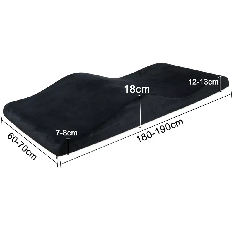 velvet eye lash bed pads cushion salon orthopedic curved eyelash table foam topper sponge  eyelash curve topper mattress