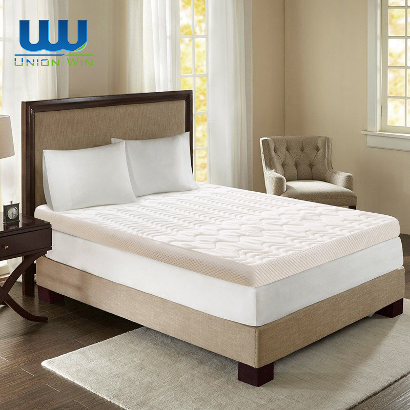 Jacquard knitted fabric are available High Density Foam Push Quilted Memory Foam 3 inches Bed Mattress Topper