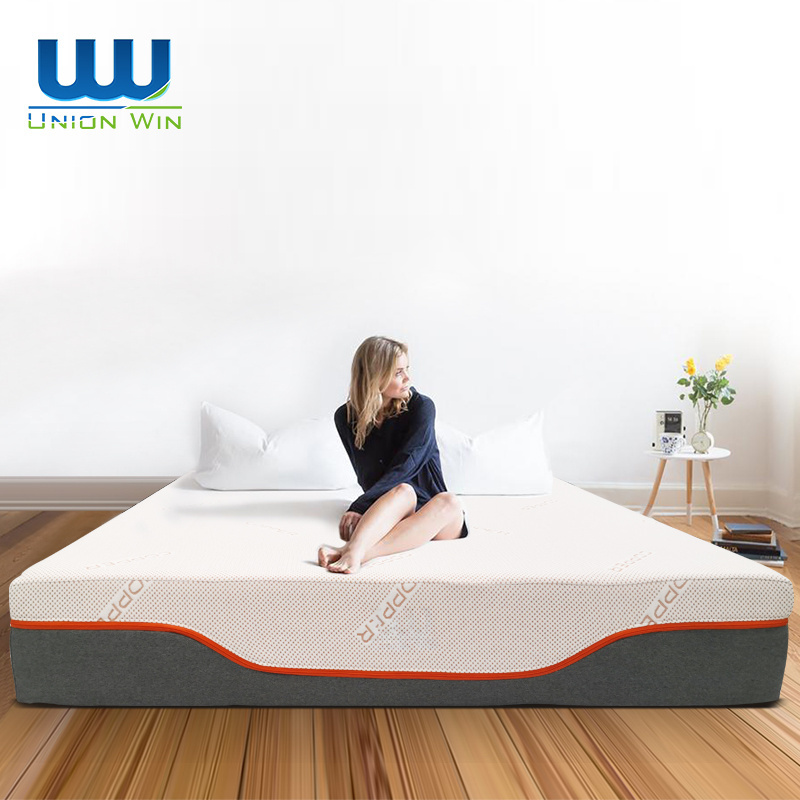 Hot sale Tencel 10 inder memory foam mattress with washable cooling cover back pain relief mattress