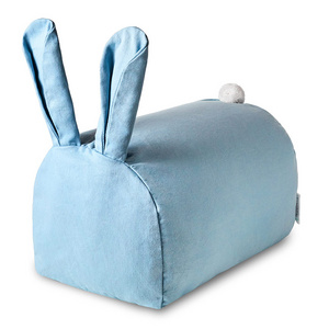 Baby Customize Living Room Baby Kids Couch  Indoor Gaming Blue Rabbit Shape Pouffe Gaming Bean Bag Chair