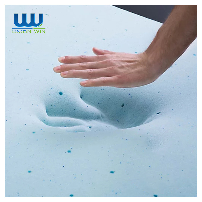 silicone material soft cooling 2 inch to 4 inch Pressure Relieving Memory Foam mattress pad gel  topper