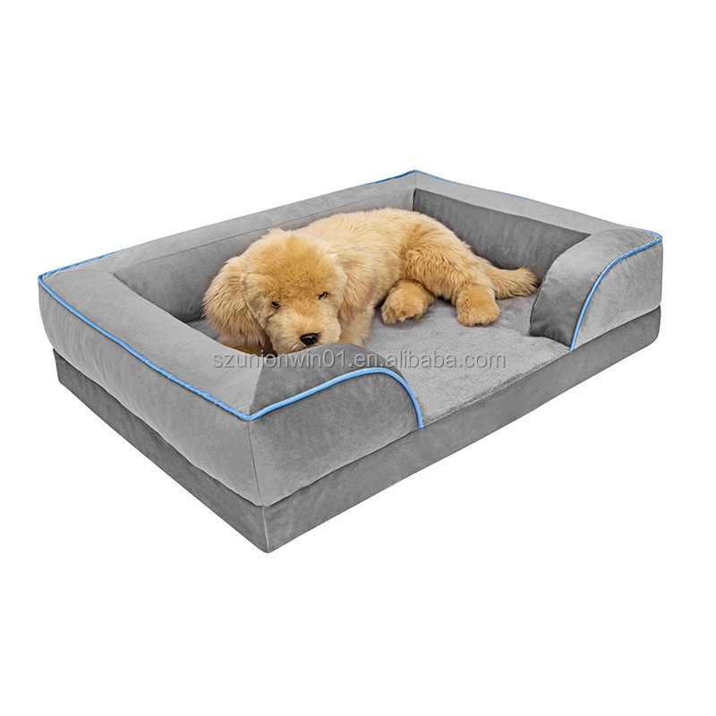 Cama De Perro Waterproof Heated Wholesale Boucle Plush Calming Travel Bed Cat Dog Xxl Soft Luxury Machine Washable Dog Bed