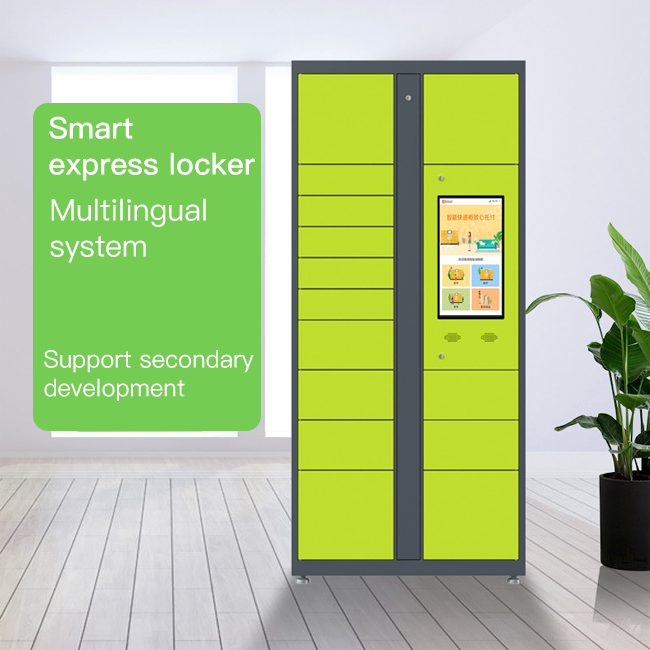 outdoor parcel delivery intelligent controller smart locker for courier in school, building, community