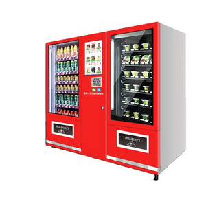 Intelligent Auto Vending Machine with Conveyor Belt Tracks and touch screen