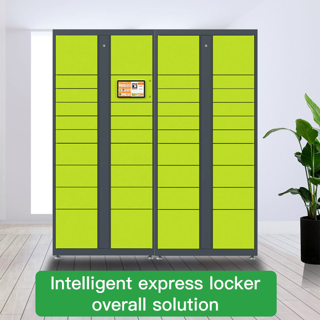 outdoor parcel delivery intelligent controller smart locker for courier in school, building, community