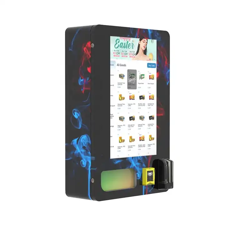 Mini vending machine touch screen wigs for black women Mini eyelas/hair vending machine small smart vending machine