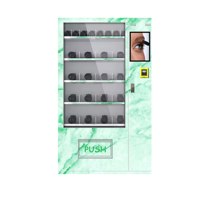 Popular beauty retail items cosmetics combo vending machine wall custom small lash automatic hair eyelash/hair vending machines