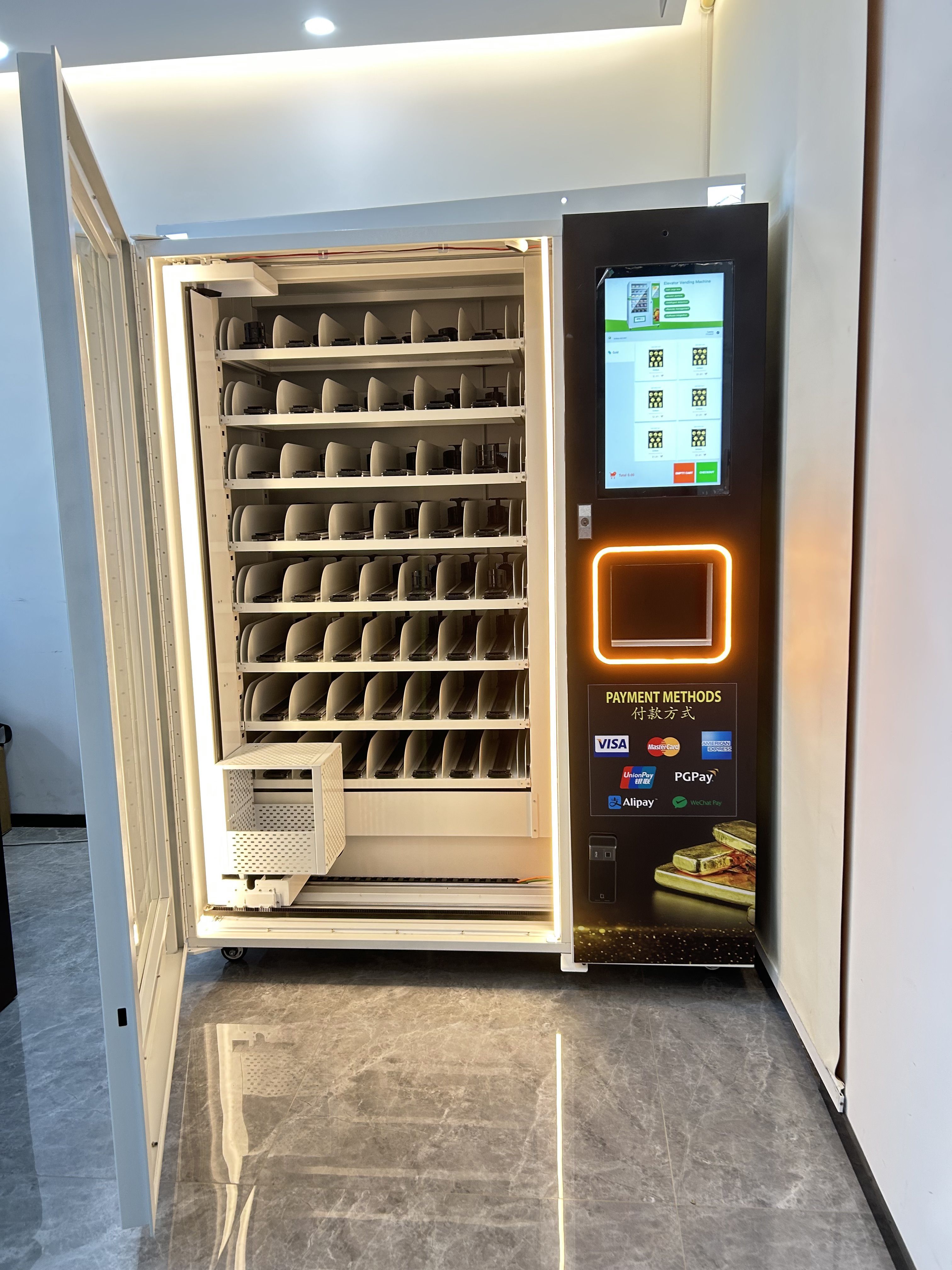 Export Europe Popular Snack Drink Automatic Combo Vending machine snack and drink hot food vending machine automatic