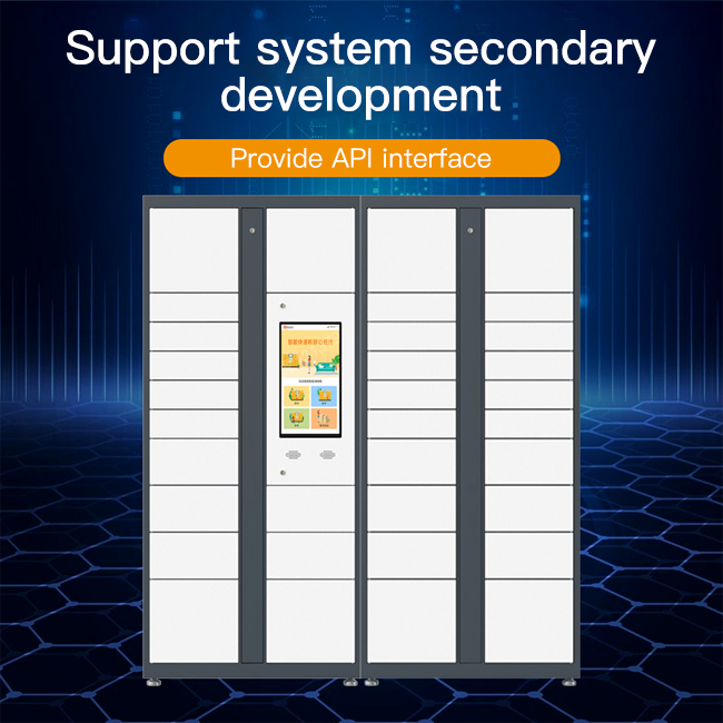 outdoor parcel delivery intelligent controller smart locker for courier in school, building, community