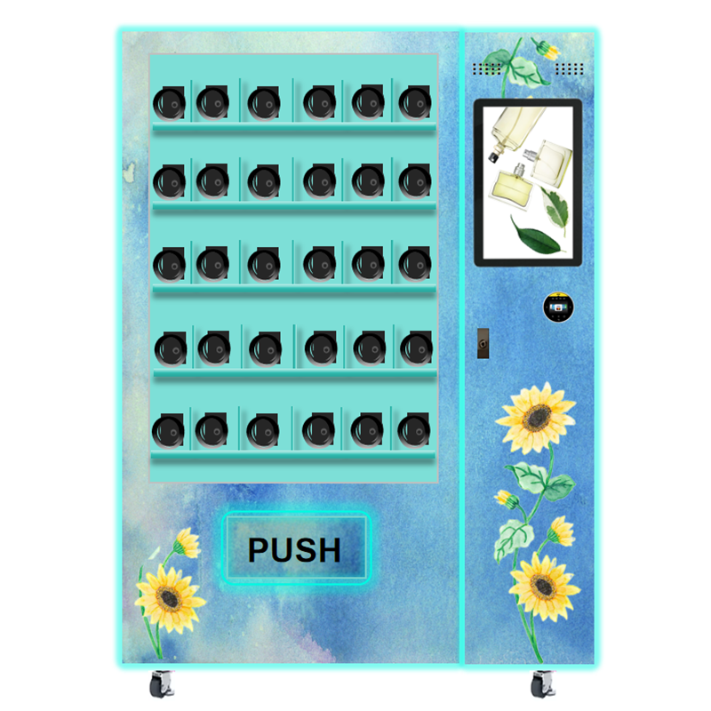 Popular beauty retail items cosmetics combo vending machine wall custom small lash automatic hair eyelash/hair vending machines