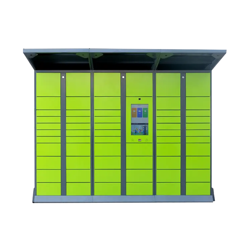 24 hour Intelligent self service smart parcel locker  delivery cabinet non-touched locker beach locker